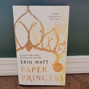 Paper Princess Book with Gold Accents